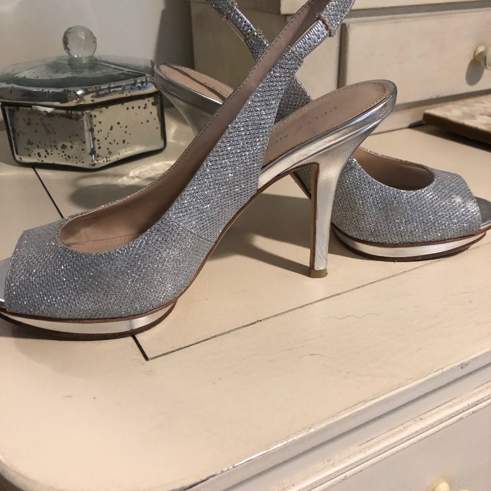 Pelle Moda silver platforms - Picture 2 of 6